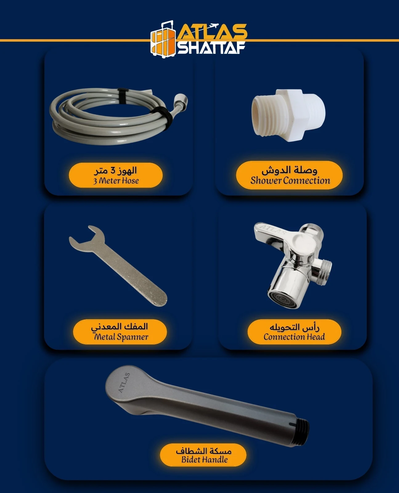 قطع غيار الشطاف